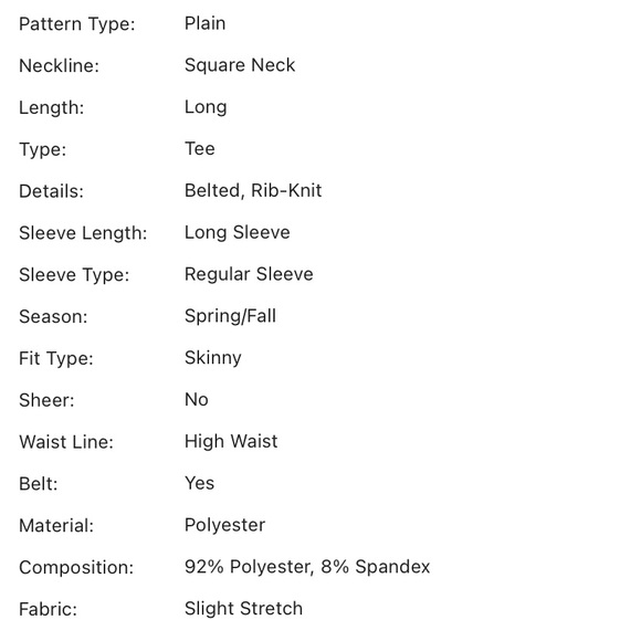 Black Bodycon Square Neck Long Sleeve Jumpsuit - Picture 5 of 5